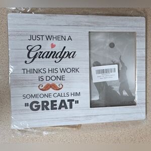 Great Grandpa Themed Photo Frame 4x6